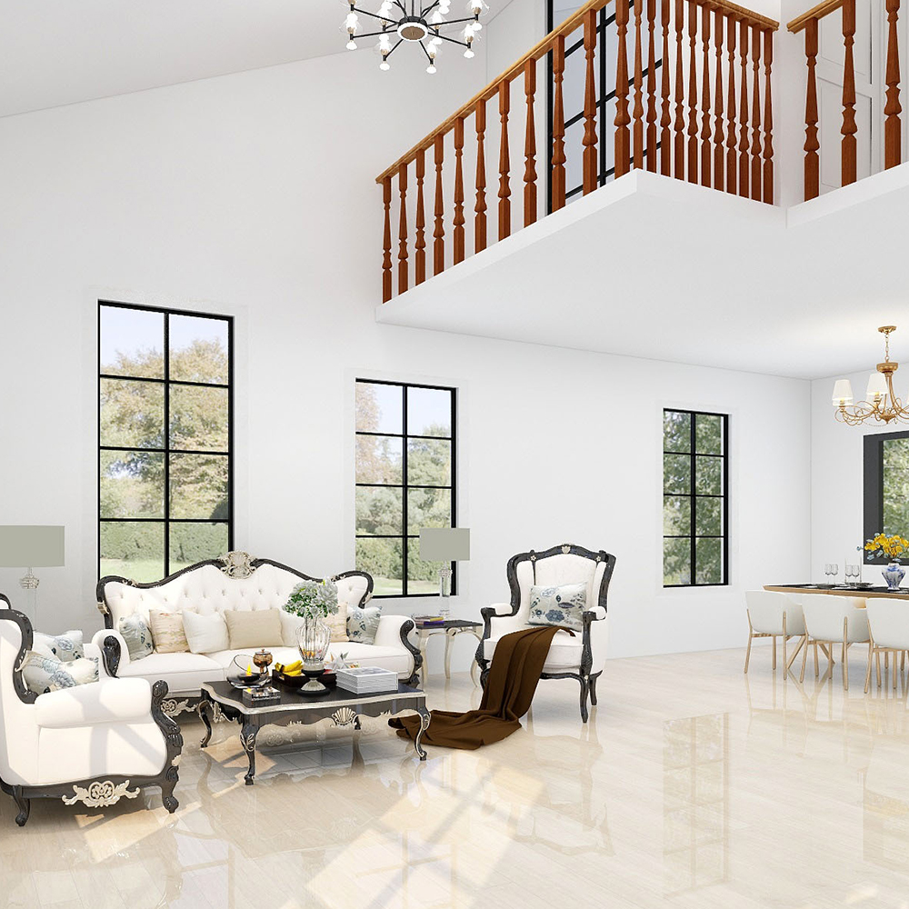 Custom Modern Light Steel Frame SIP Prefabricated Bungalow Quick Build Insulated Energy Efficient Holiday Villa Home Kits