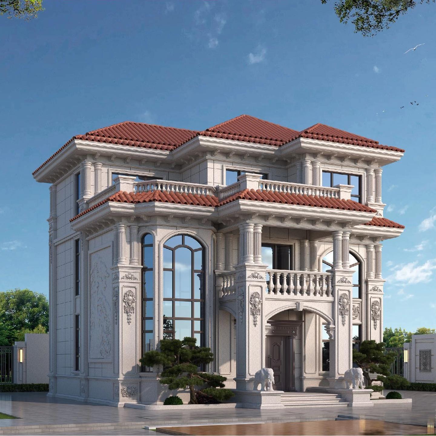 Light steel villa design structure