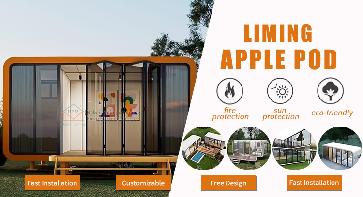 Apple Cabin Container House Banner