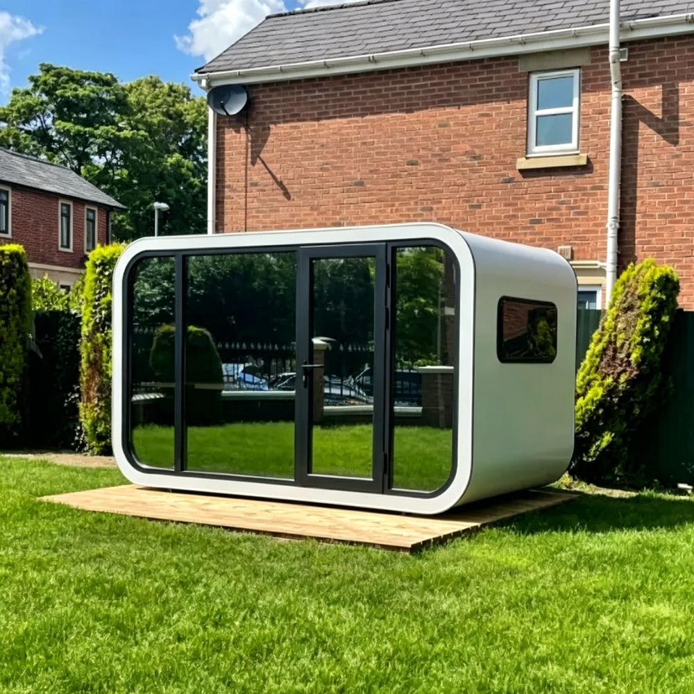 Work Pod Modular Cabin Insulated Waterproof Fireproof Soundproof High Quality New Easy Install for Backyard Office Vacation Home