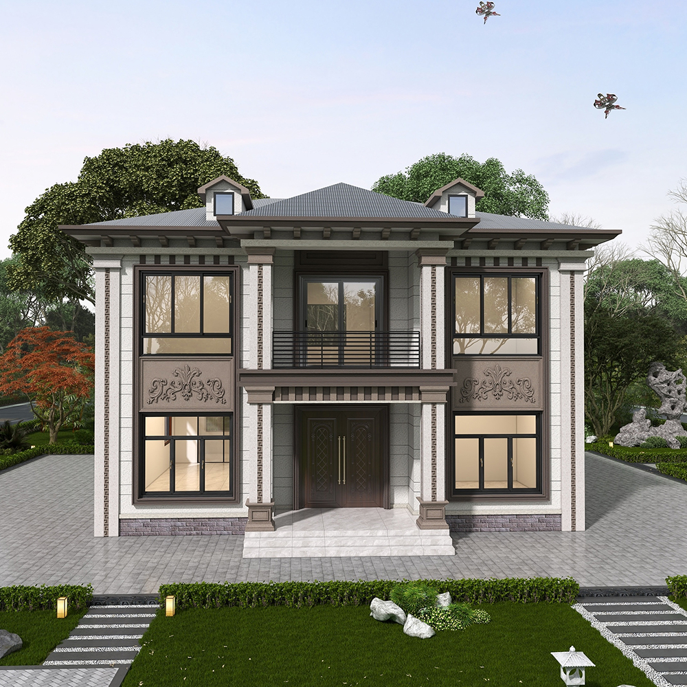 Fully Equipped Modular House Prefab Homes Light Steel Structure Mansion Houses Luxury Prefabricated Villas