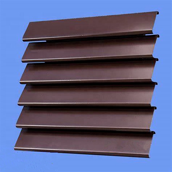 ACEPLATE Building Facade Aluminum Louver Framing System Sun Louver Shutters Aluminum Alloy Horizontal For Exterior Wall 15 Years