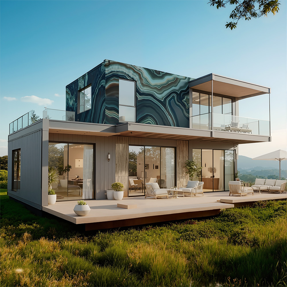 Postmodern Luxury Prefabricated Steel Container House Outdoor Garden Gym Studio Office Shed Kitchen Bedroom Living Room Workshop