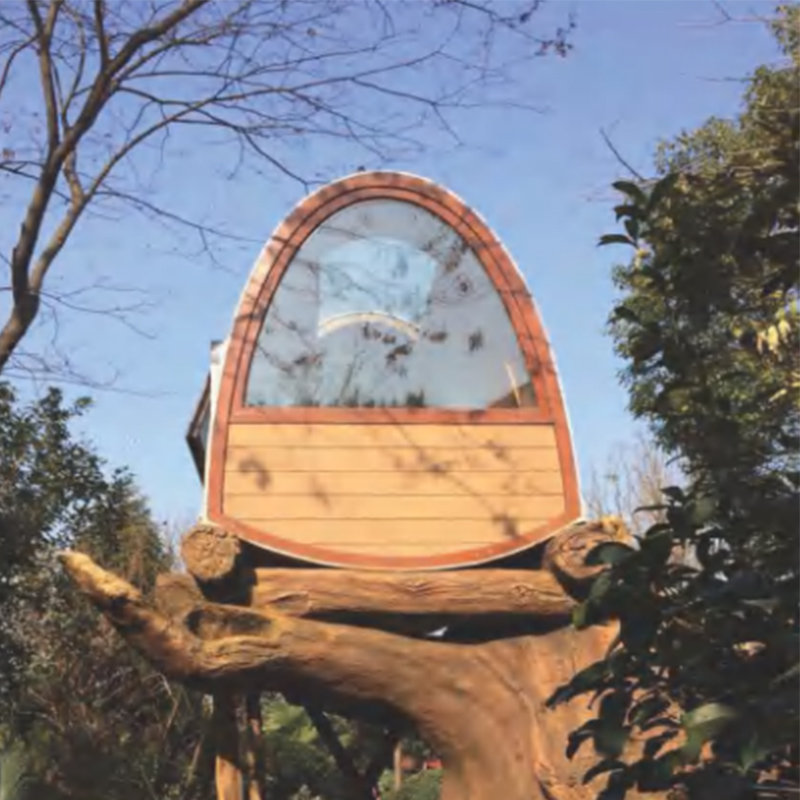 Luxury Modular Integrated Housing Treehouse Prefabricated Outdoor Wooden Tiny Small Prefab Cabin Tree Houses
