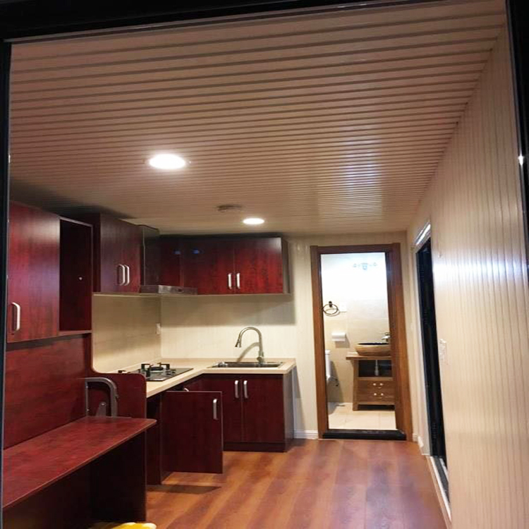Waterproof Steel Sandwich Panel Flat Pack Foldable Breathable 40ft Shipping Container Modular House Hotel Use Office Outdoor