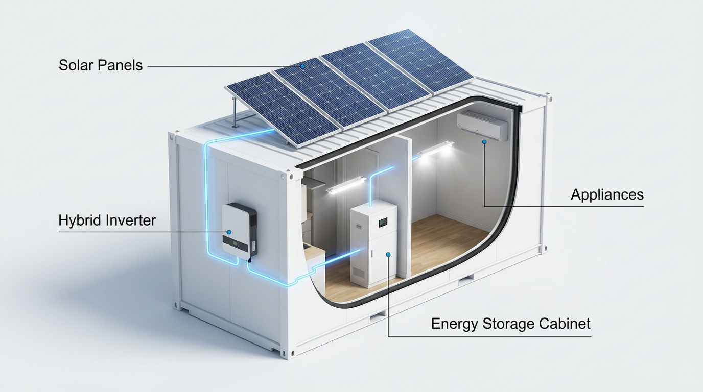 Solar Energy System Diagram
