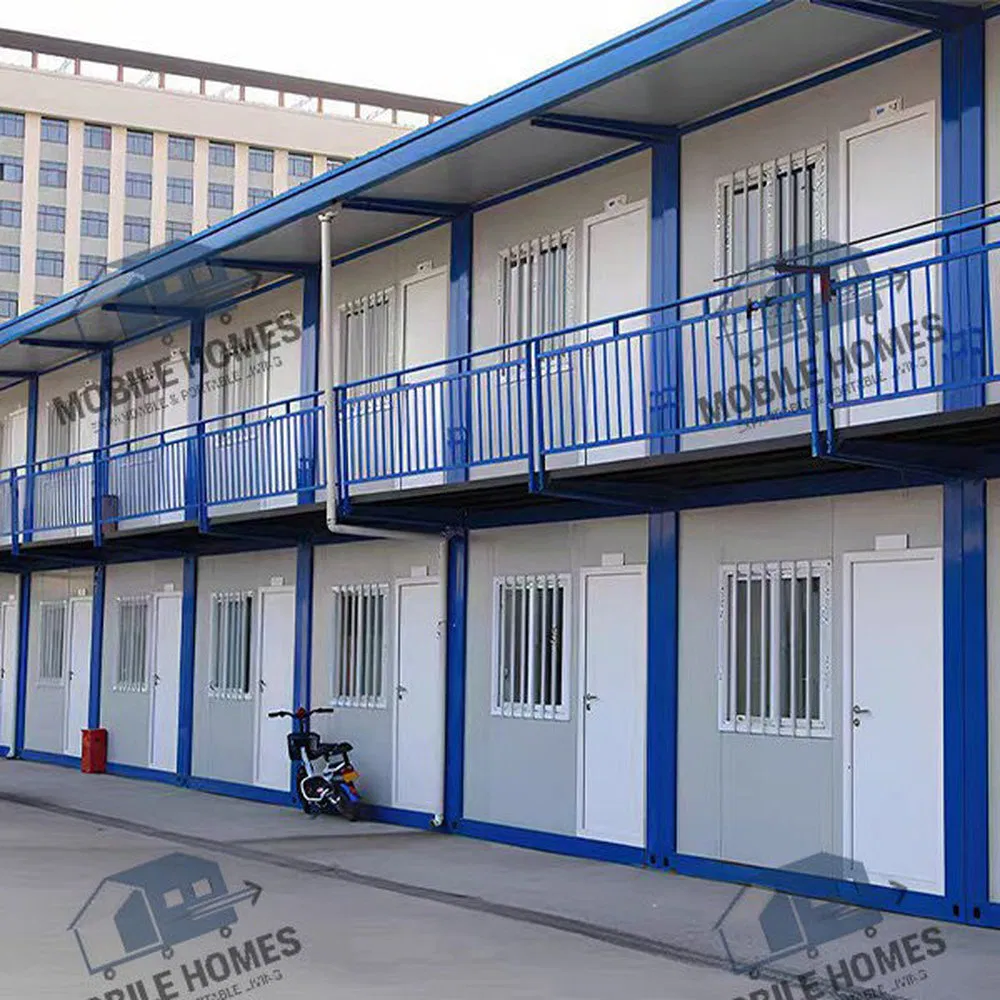 High Load Bearing Capacity Stackable Modular Container House for Temporary Dormitories