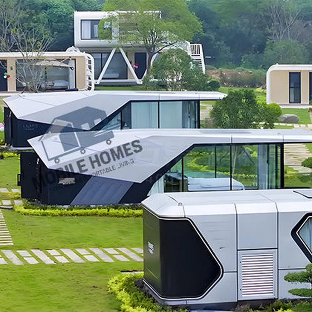 Spacious Modular Prefabricated Space Capsule House for Rural Tourism Spots