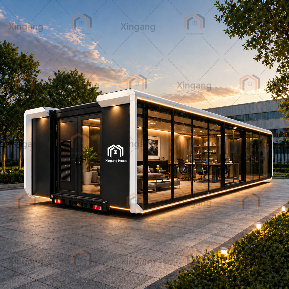 Prefab Smart Home System Modern Modular House Tech, Portable Expandable Prefab House for Flexible Living