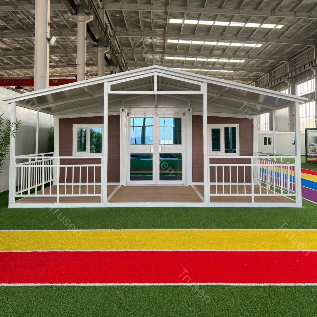 Small Luxury China Supplier Standard 20ft Galvanized Steel Frame Integrated Apartment Casa Modular With Toilet Bathroom Kitchen