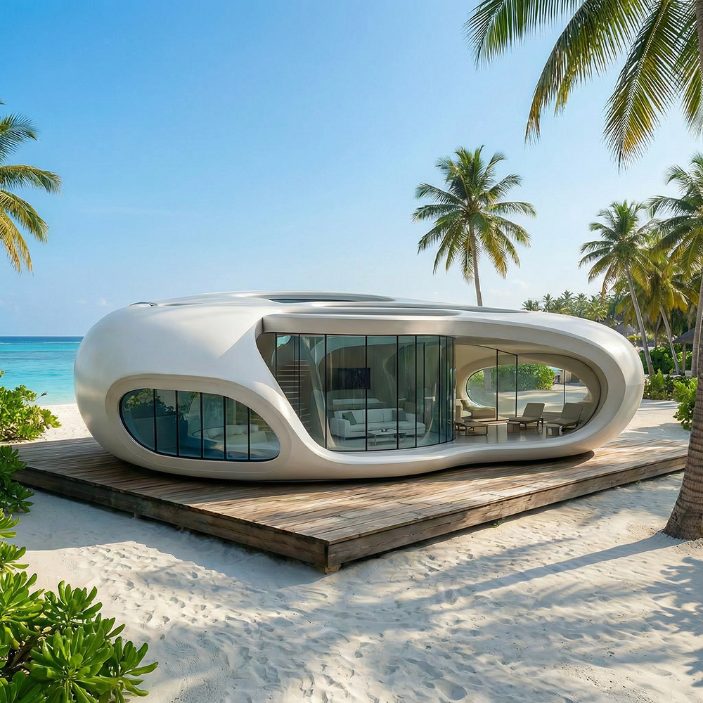 High-End Aluminum Prefab Eco-Friendly Durable Modern Capsule House Modular Cabin