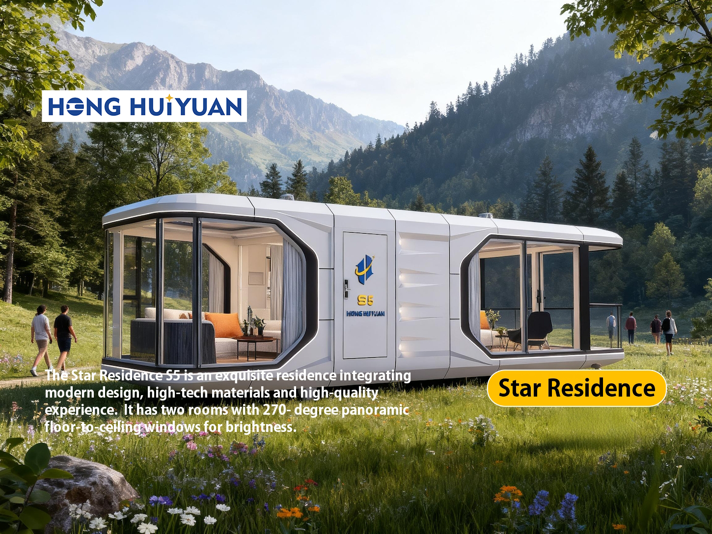 Star Residence Space Capsule Banner