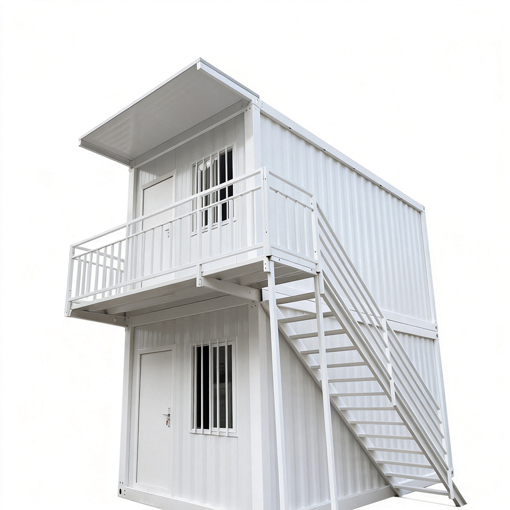 Multi-Story Container Villa with Three Bedrooms Two Living Rooms One Bathroom One Kitchen Home Office Dormitory