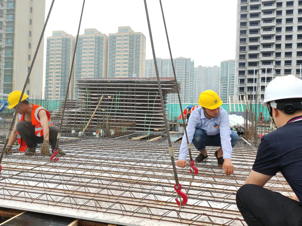 Cost-Saving Fast-Installation Permanent Concrete Formwork Rebar Truss Deck Slab for Modular Building