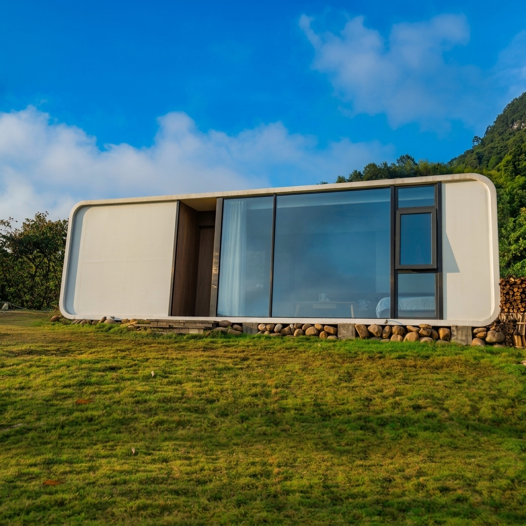 Modern Smart Apple Cabin Space Capsule Container House Fully Furnished for Mountain Resort Coffee Shop Bar Accommodation