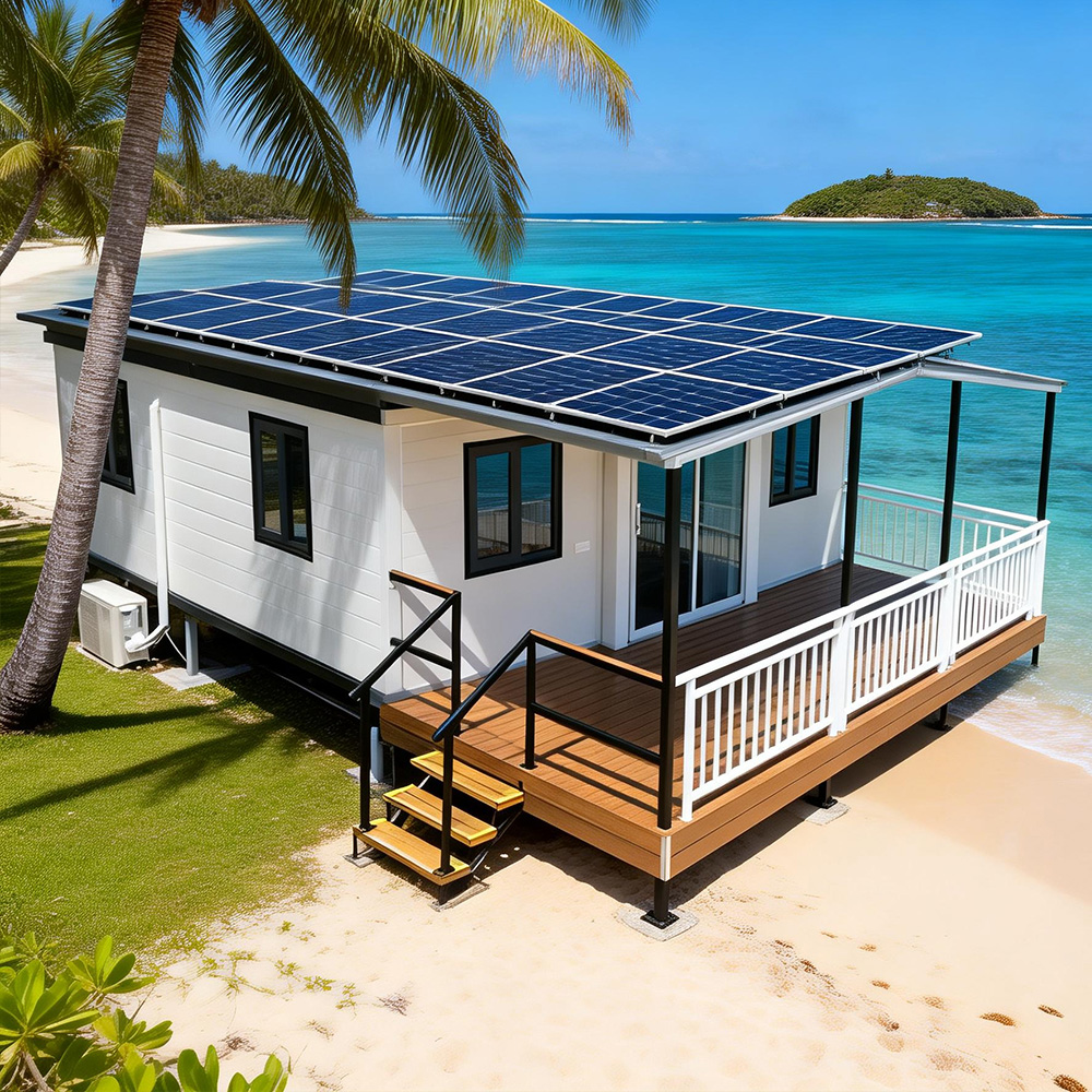 40ft Expandable Container House Off Grid Solar Energy System Glamping Resort Hotel Luxury Prefabricated Villa CE Ready