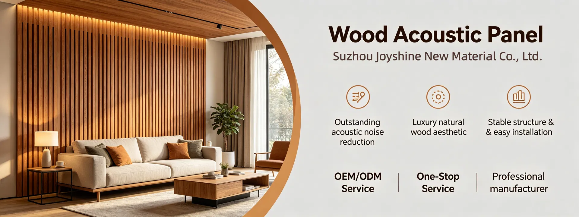 Lightweight Wooden Acoustic Panels