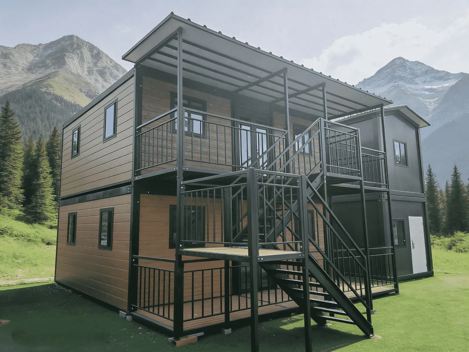 Windproof Durable Expandable Container House Prefab Permanent Modular Home