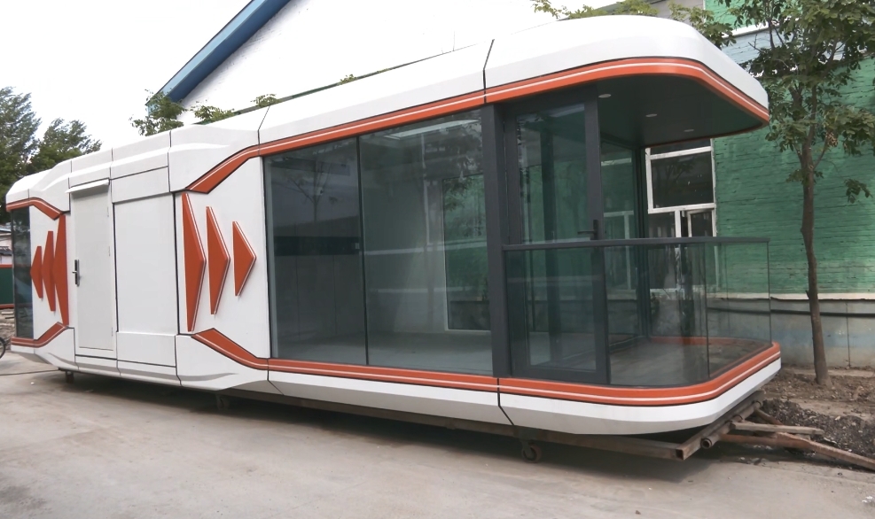 Smart Prefabricated Space Capsule House Galvanized Steel Frame Mobile Modular Home For Hotel Resort Villa Outdoor Living