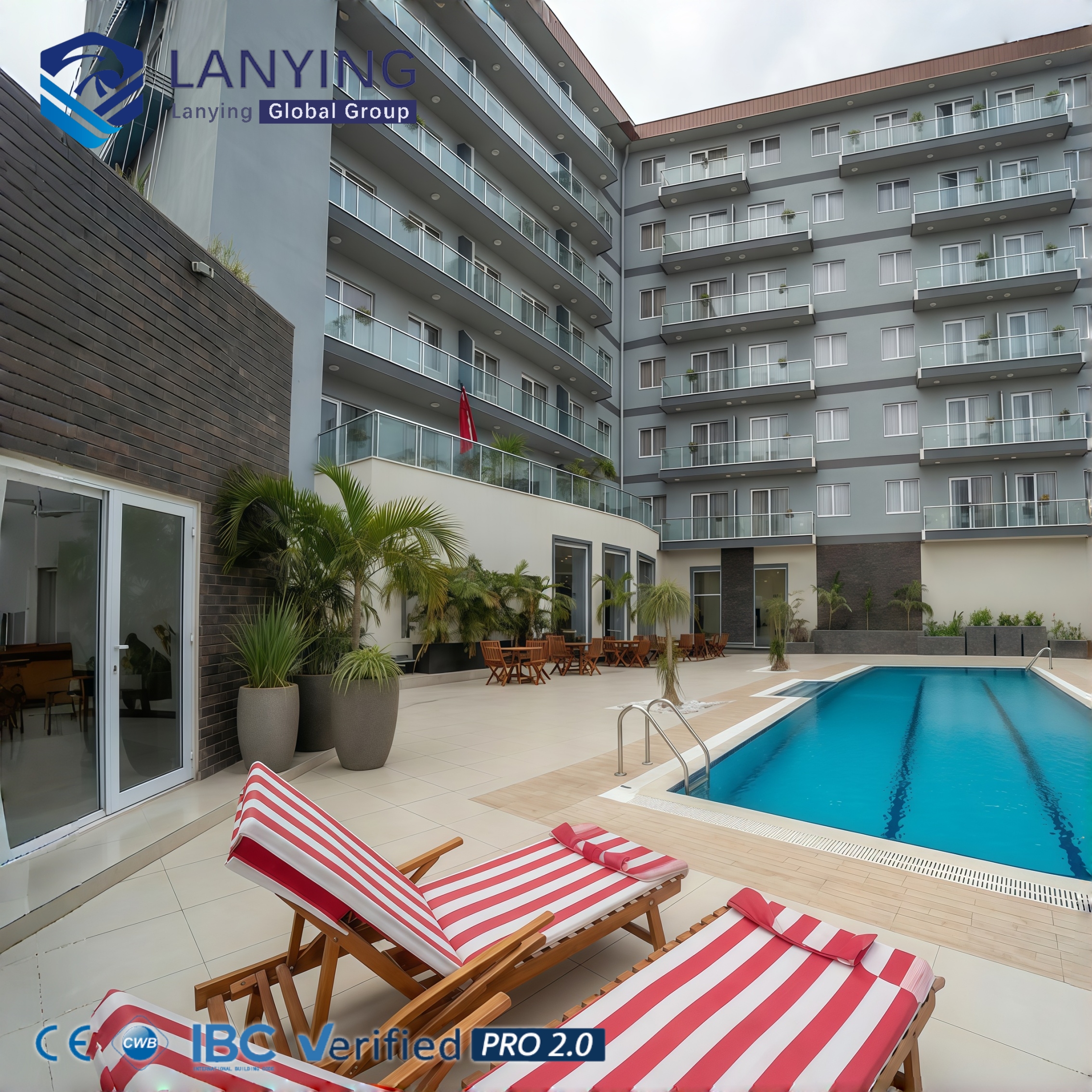 Prefabricated Apartment Building Modular Residential Housing Durable Steel Frame Multi Story Modern Living Solution