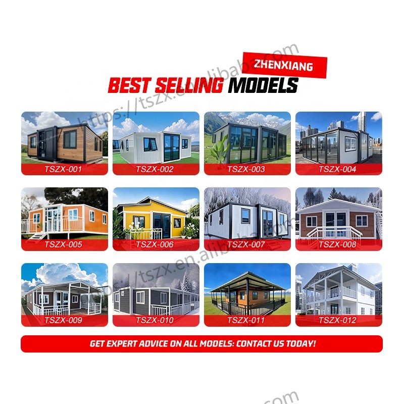 Factory Price Luxury Expandable Container House Modern a Shape Triangular Roof House Hotel Resort Modular Prefab Container House