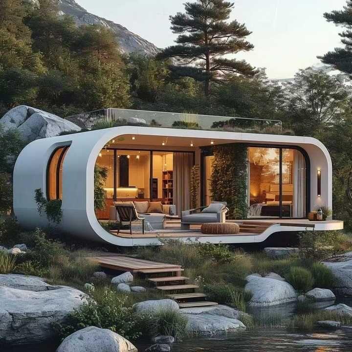 Modular Capsule Homes for Luxury Travel Perfect for Short-Term Stays, Tourist Lodging, and Business People