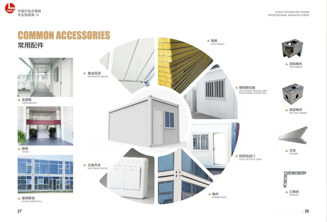 Quick-Assemble, Weather-Resistant & Multi-Functional Temporary-to-Permanent Space-Efficient Steel Structure House for Construction Sites, Offices