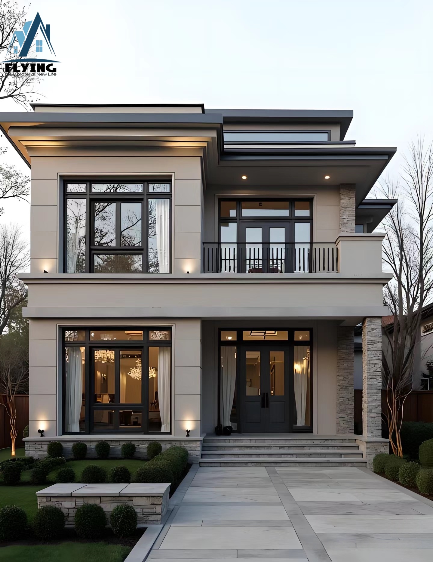Multi-Story Light-Weight Modular Prefabricated Steel Structure 3-4-5 Room Cottages &amp; Prefab Homes for Villas and Houses