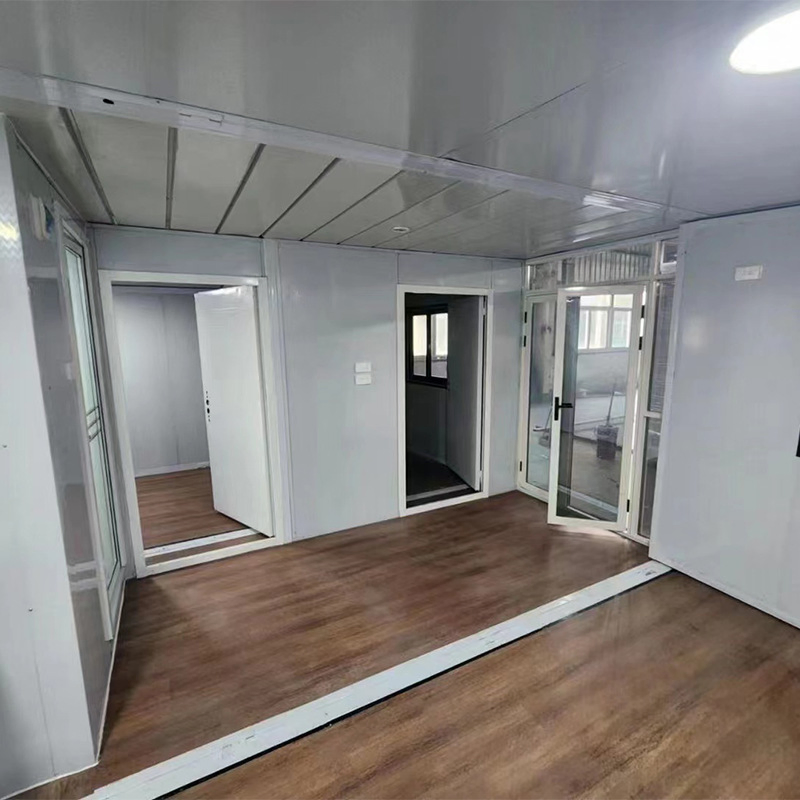 Quick-Assemble, Weather-Resistant &amp; Multi-Functional Temporary-to-Permanent Space-Efficient Steel Structure House for Construction Sites, Offices