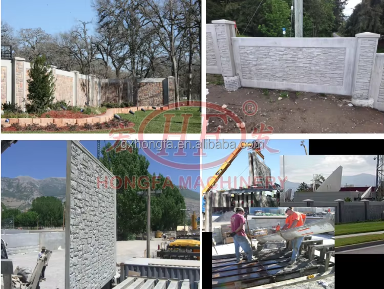 Modern Designed Precast House Models Making Machine Prefabricated House Concrete Wall Panel Molds For Concrete Wall Construction