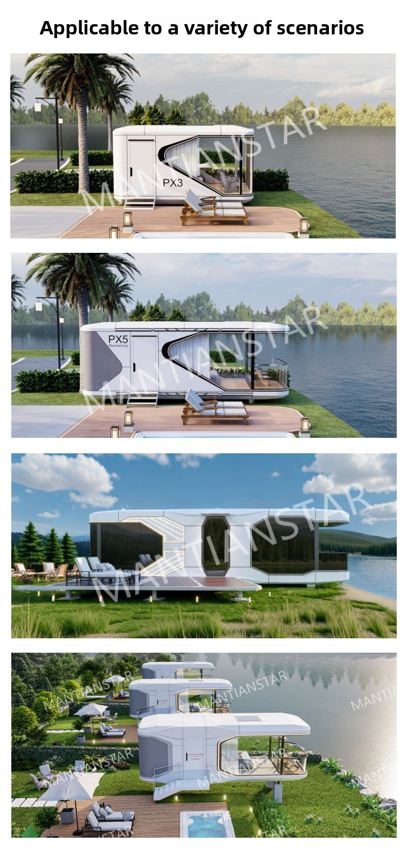 Prefabricated Living Room Exterior Styling