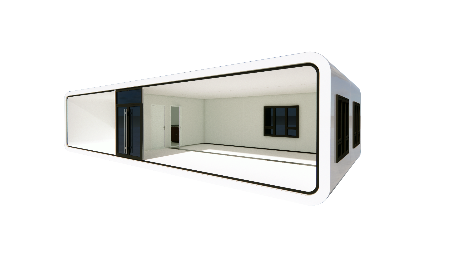 Customized Modular Design Prefab Office Pod Expandable Container For Outdoor Living And Working Prefab House For Apple Cabins