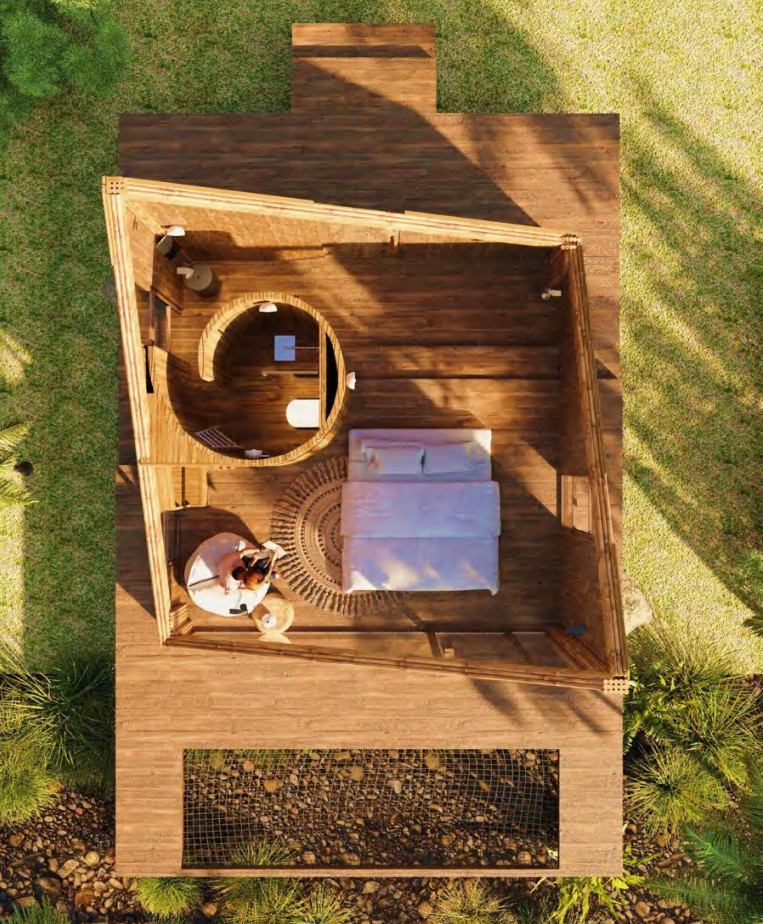 Porch and Hammock Area