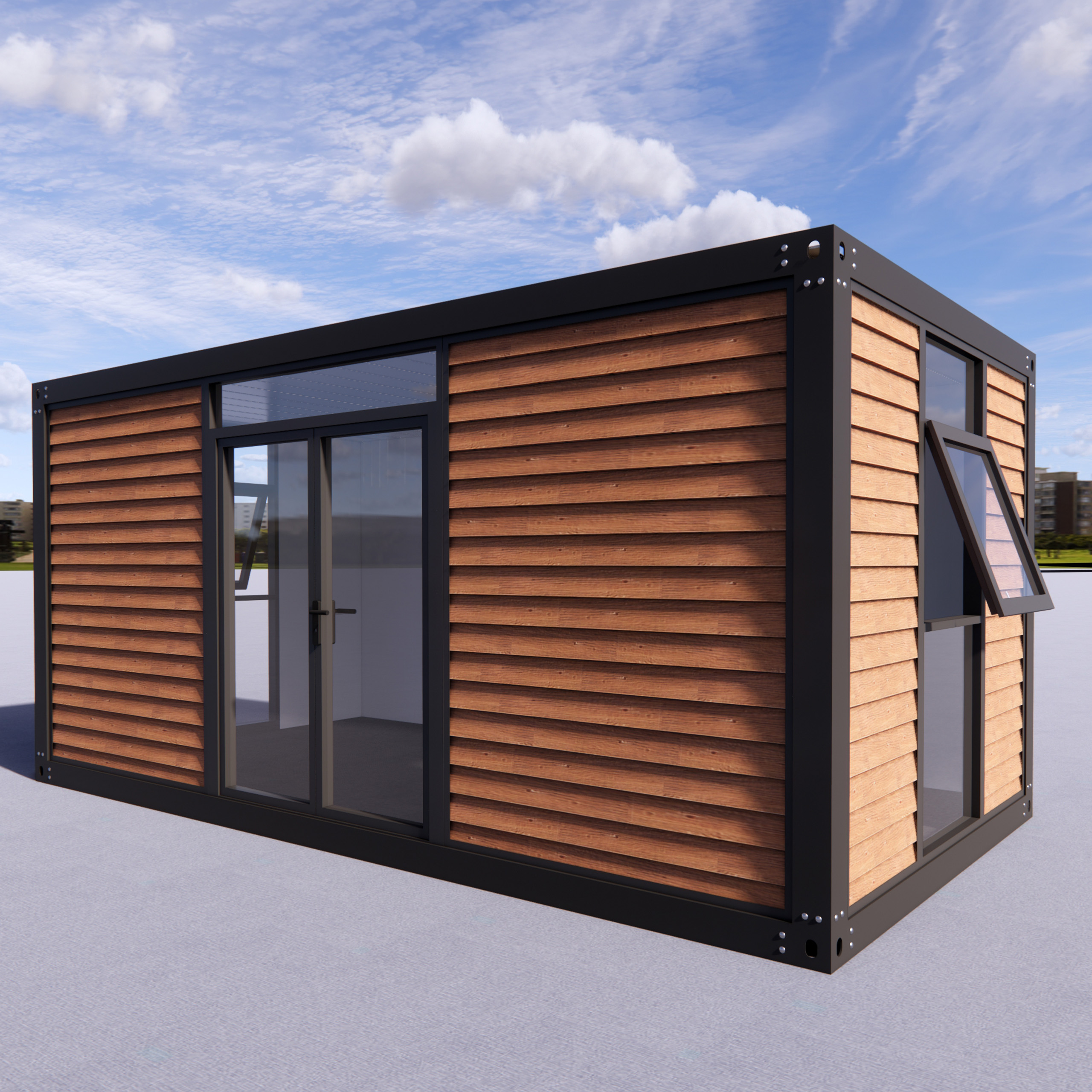 Rapid Assembly Modern Design Container House Energy Saving Modular Building For Remote Areas Hotels Villas Emergency Housing