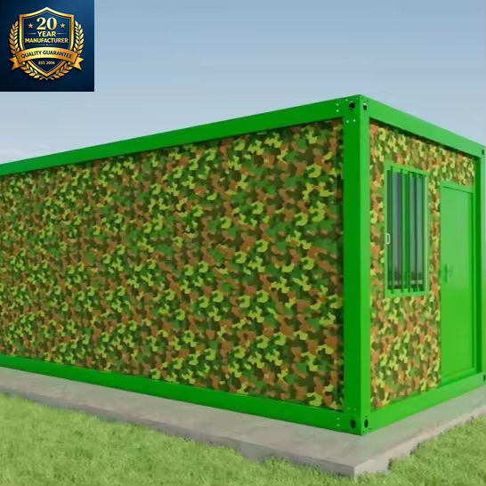 Rapid Installation Prefab House 20ft Detachable Modular Container Hotel Room