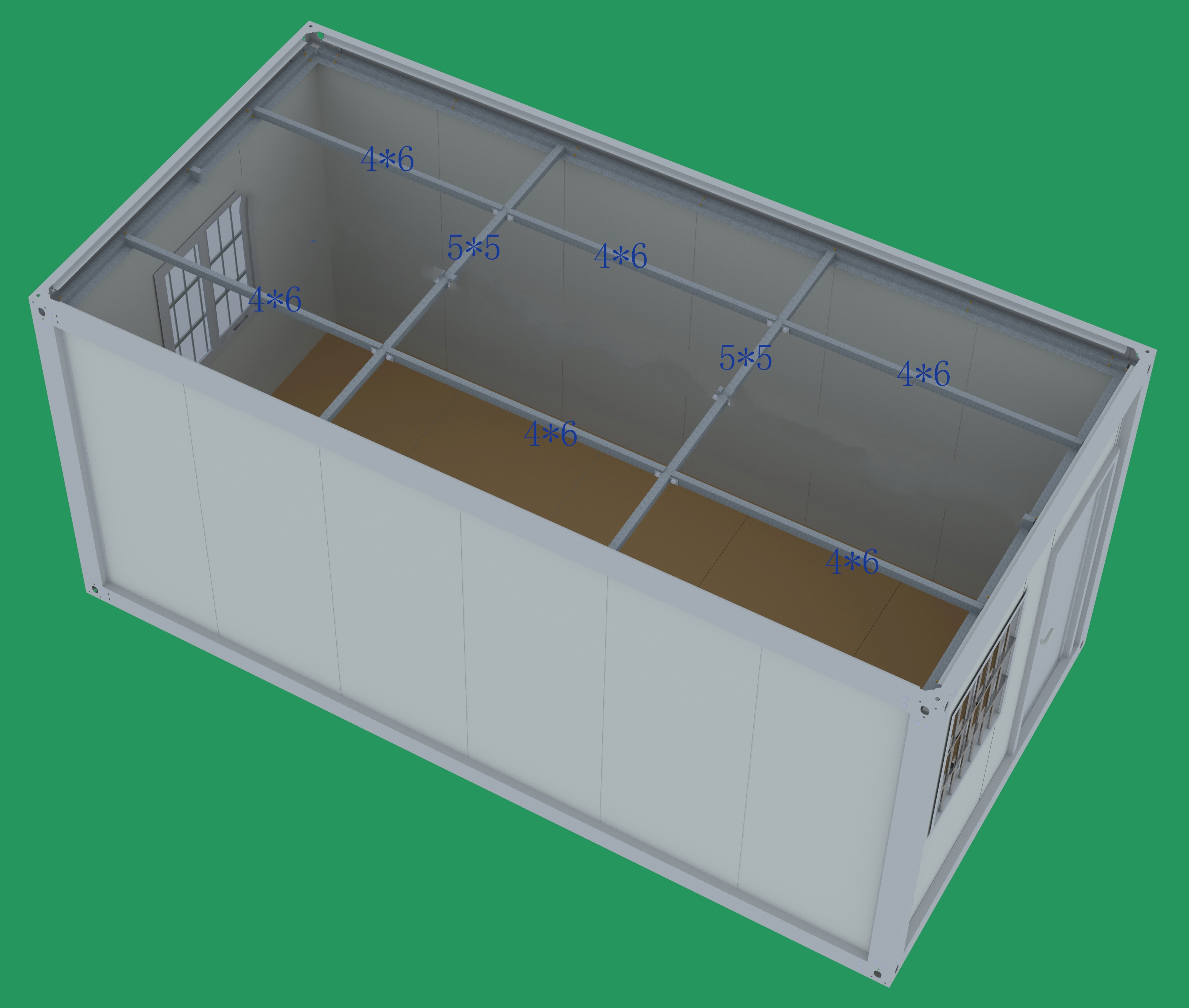 Step 3 Floor and Roof Assembly