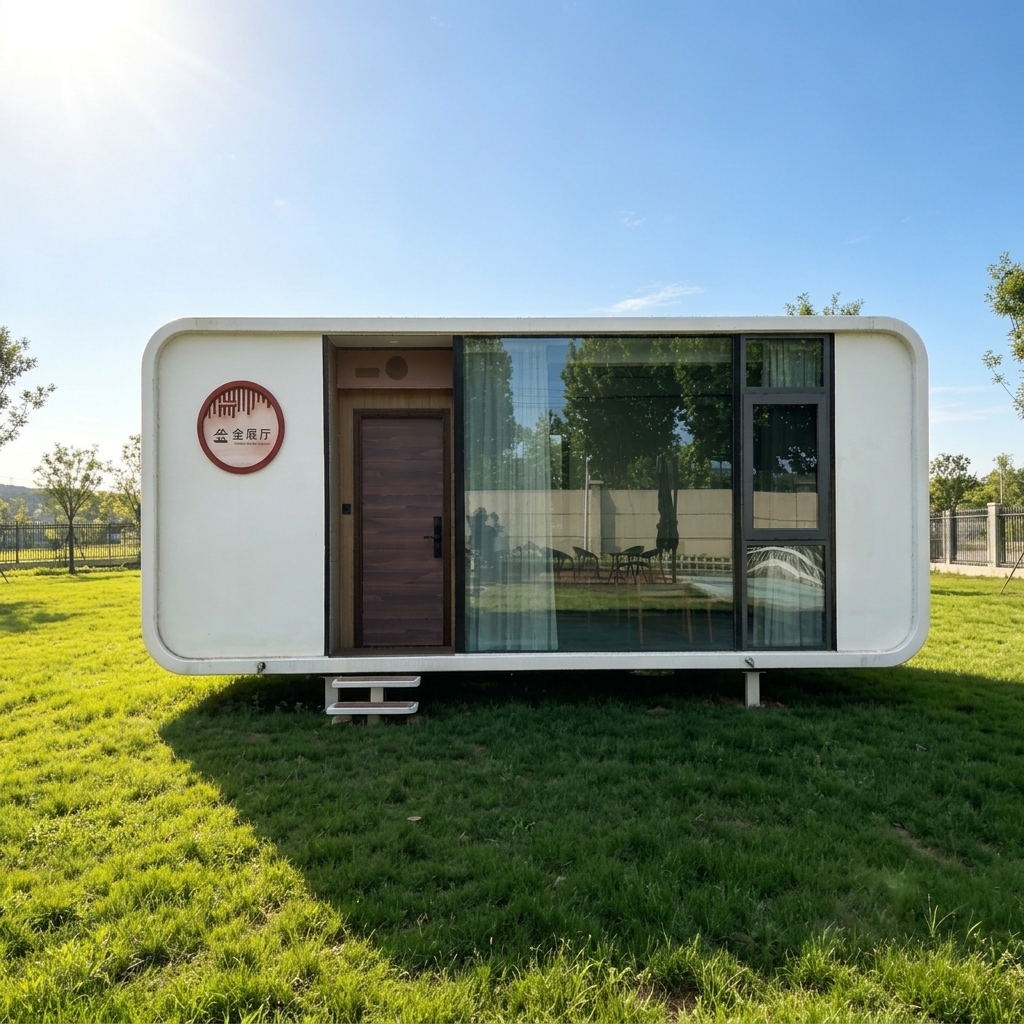 Modern Smart Apple Cabin Space Capsule Container House Fully Furnished for Mountain Resort Coffee Shop Bar Accommodation