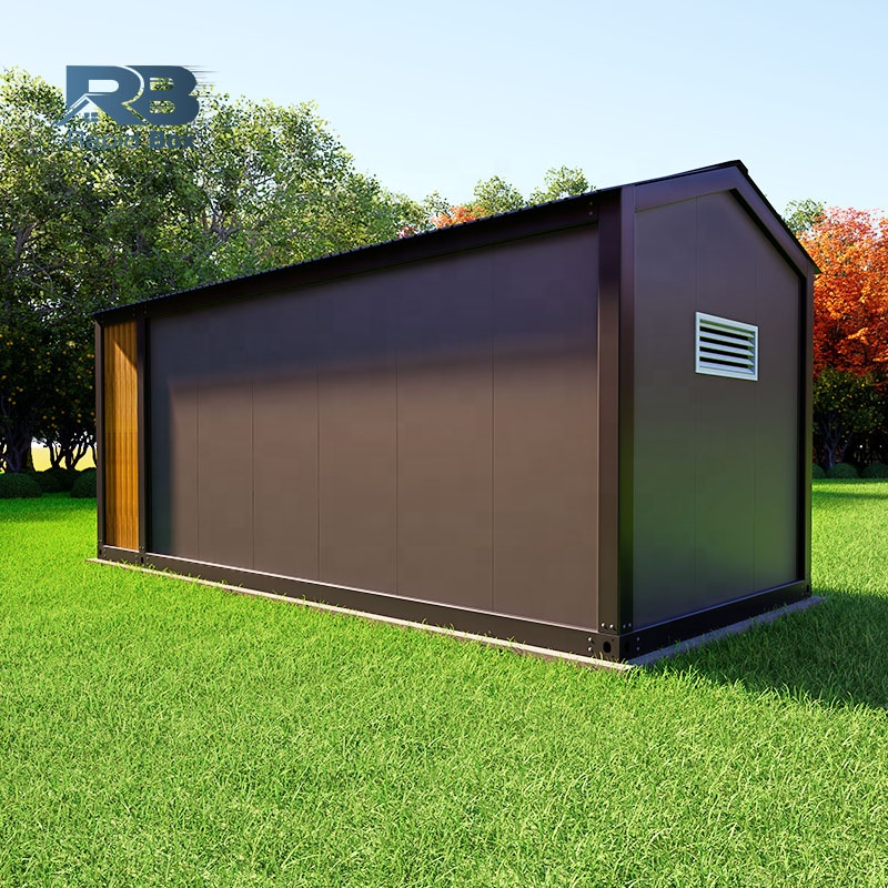 Luxury 20ft Prefab House 2 3 Bedroom Cabins Portable Modular Home Office Hotel Wooden Tiny Prefabricated Container House Villa