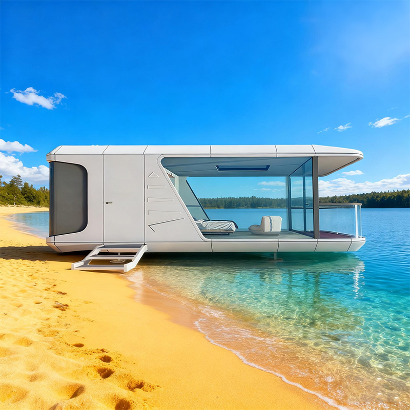 Intelligent Voice Control Space Capsule Prefab House Modern Prefabricated Modular Homes Smart Energy Efficient Housing Structure