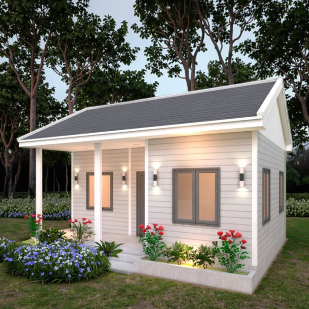 Modern Luxury 1 Bedroom Modular Wooden Steel Frame Prefabricated Container House Low Cost Movable Thermal Insulation Prefab