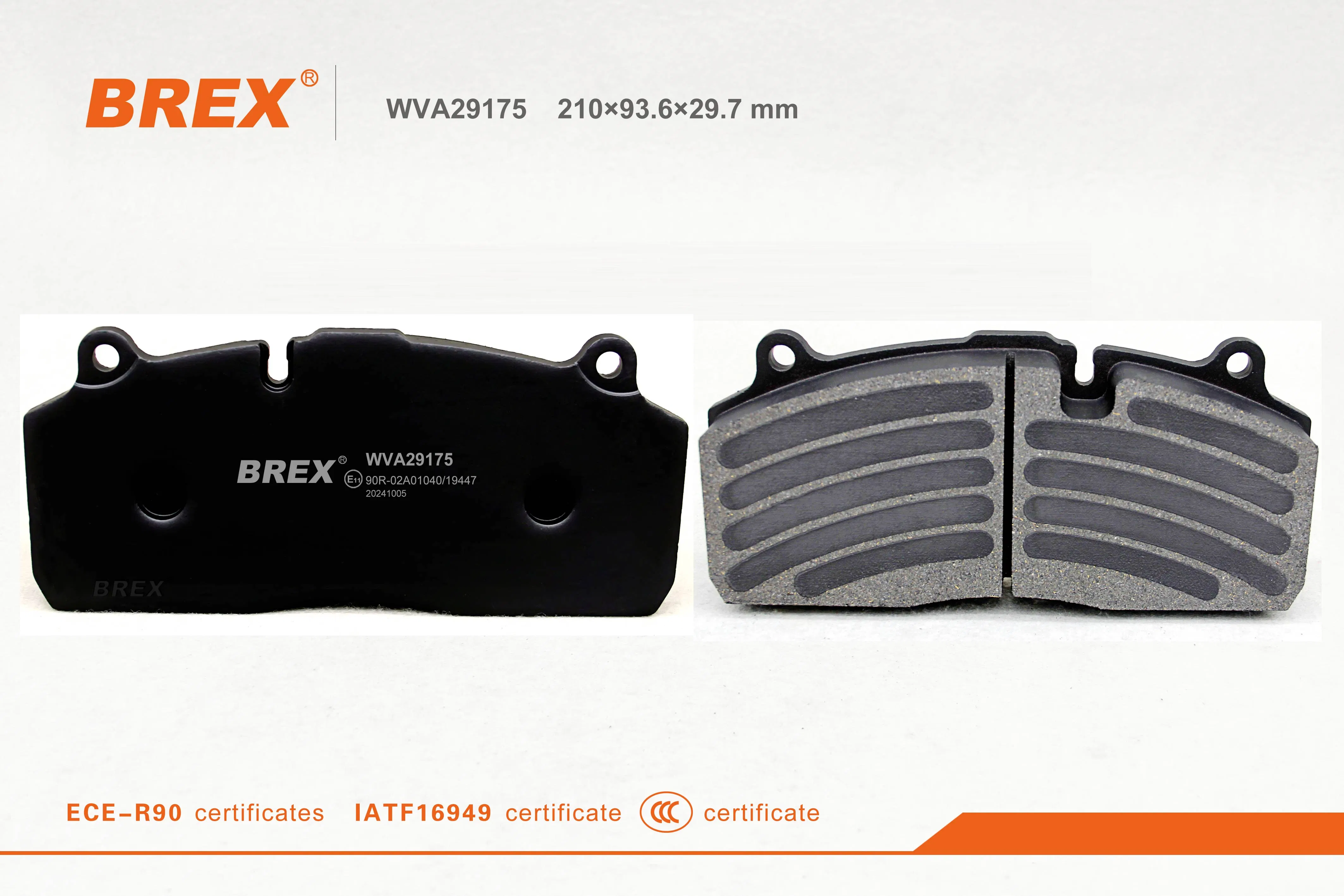 Wva29142 Brex Piezas de Repuesto de Automóviles de Bajo Precio Accesorios Fábrica Venta al por Mayor Sistema de Frenos de Camión para Daf Lf 55/ Camiones Renaut Midlum