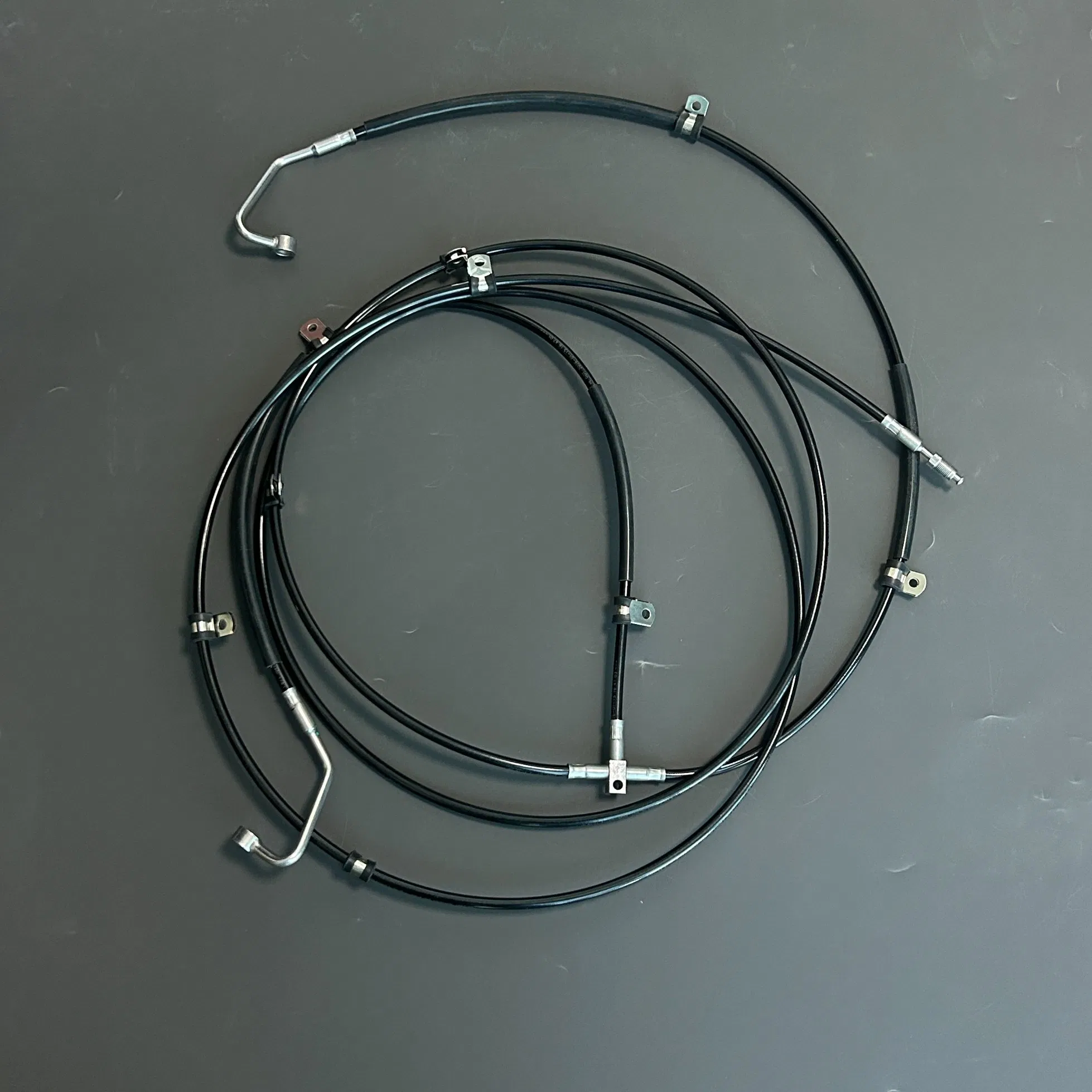 Conjunto de manguera de freno trenzada de PTFE de longitud personalizada para sistema de frenos de motocicleta