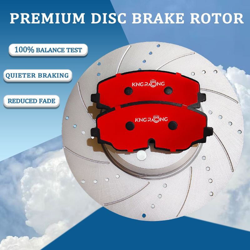 Kit de frenos en oferta, disco de freno perforado y ranurado para BMW, Audi, Mercedes Benz, Lamborghini, Nissan, Ferrari