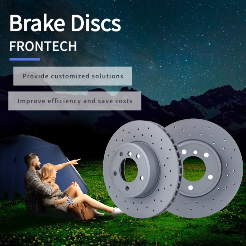 Frenos de alta velocidad Frontech, mejor calidad OEM, disco de freno personalizado más económico