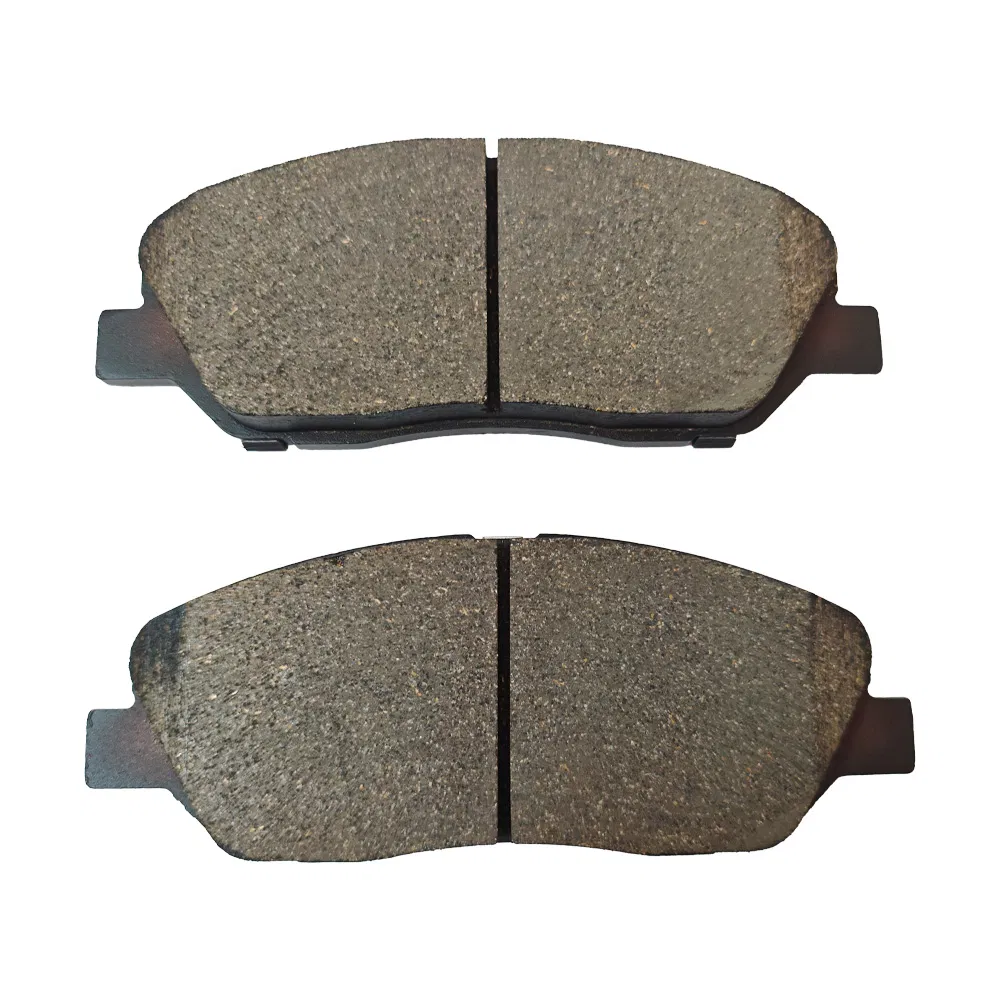 D1202 Pastillas de freno cerámicas semi metálicas resistentes al desgaste forros de freno accesorios especiales para sistemas de frenos de automóviles