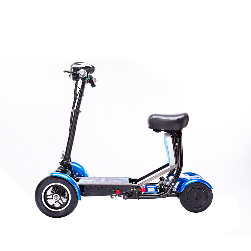 Bien diseñado y fabricado scooter compacto plegable ligero potente scooter de movilidad 4 scooter eléctrico con ruedas