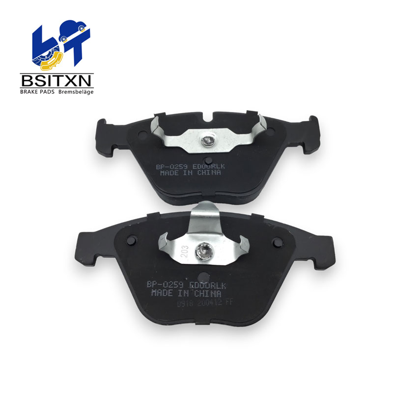 34116753668 2283764 2416101 Pastilla de freno de cerámica de carbono sin ruido para sistemas de automóviles fábrica en China para BMW