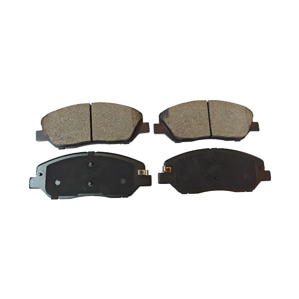 D1202 Pastillas de freno cerámicas semi metálicas resistentes al desgaste forros de freno accesorios especiales para sistemas de frenos de automóviles