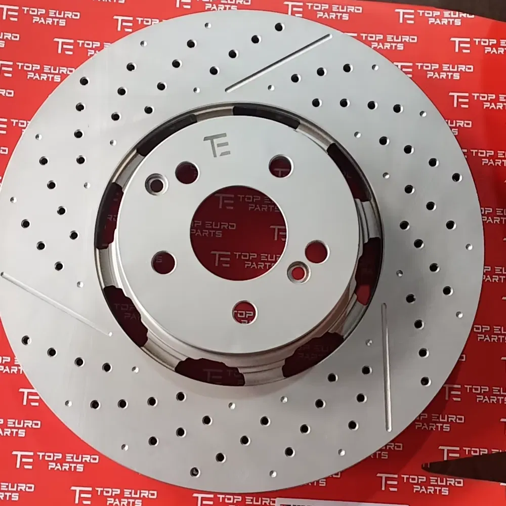 OE 870615301K 34116860912 Disco de freno perforado ranurado automático para BMW 3 4