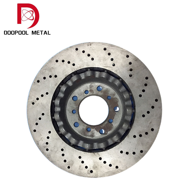 Disco de freno delantero ranurado de alto rendimiento para Mercedes Benz